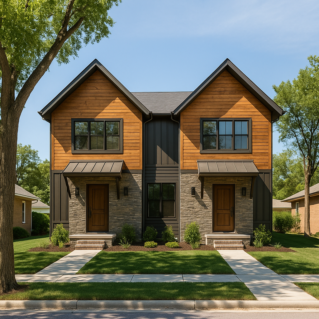Modern Rustic Duplex